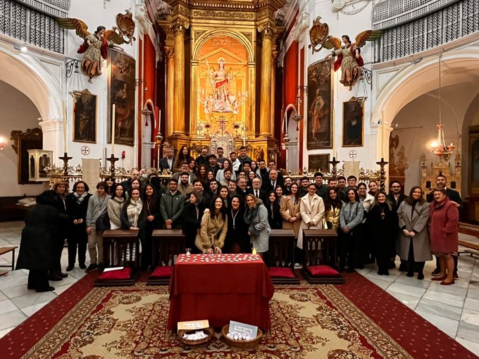 Los jóvenes cofrades de Jerez, en Córdoba